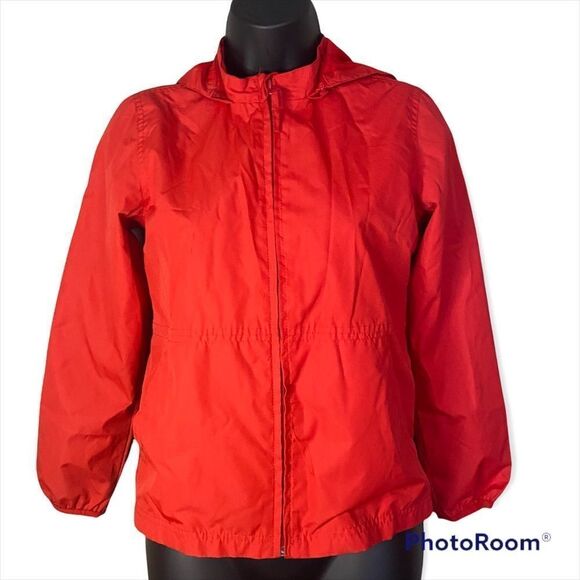 MAGELLAN Outdoors Red Zippered Kids Jacket Hooded - Picture 1 of 10